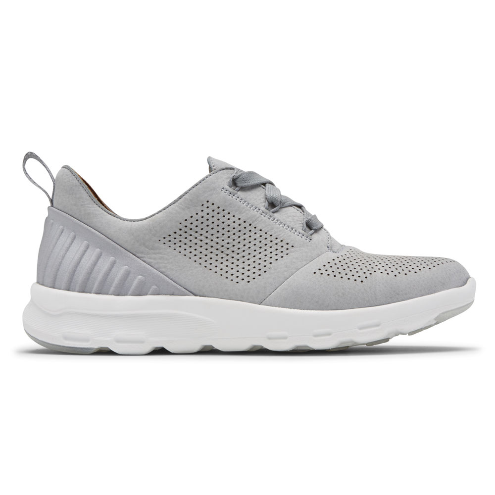 Rockport Joggesko Dame Grå - Pulsetech Tie - NPGC84576